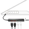 LogiLink Hub USB-C, 4-porty 2x USB-A,2xUSB-C, czarny